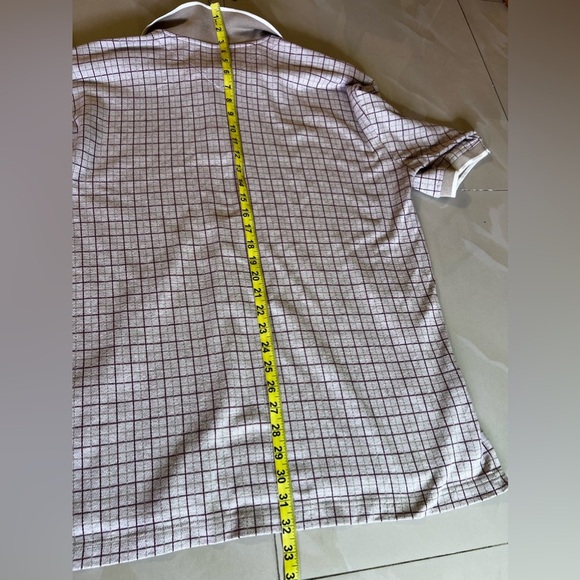 Vintage BOGARI STUDIO/Designed in Italy—Blue & Tan Polo Size XL - Picture 10 of 16